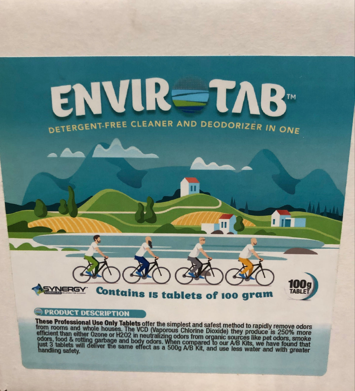 100G Envirotab ClO2-Generating Tablets (15/box)