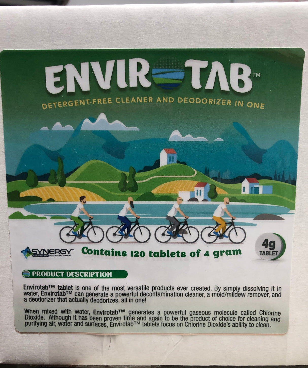 4G Envirotab ClO2-Generating Tablets (120/Box)