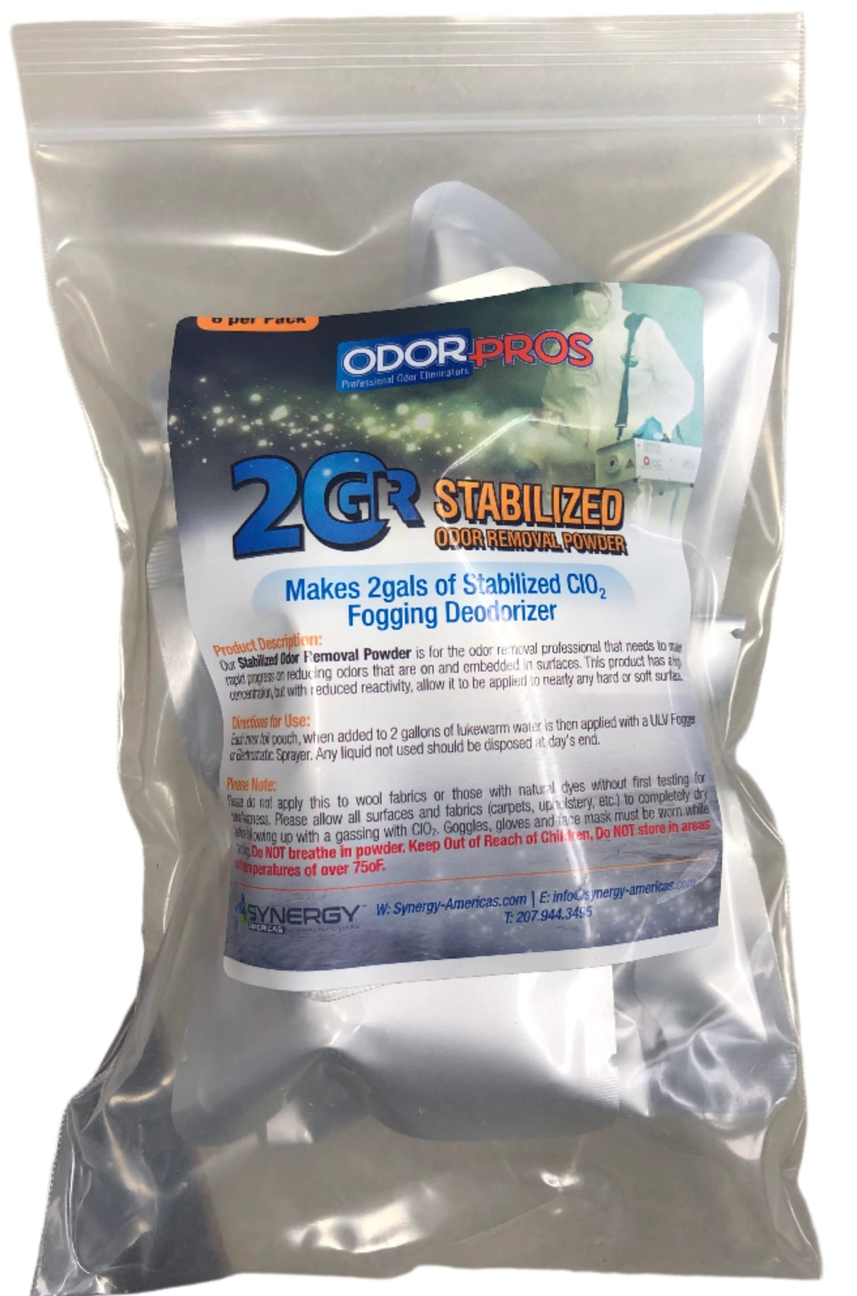 Odor Pros: 20g Stabilized odor removal powder