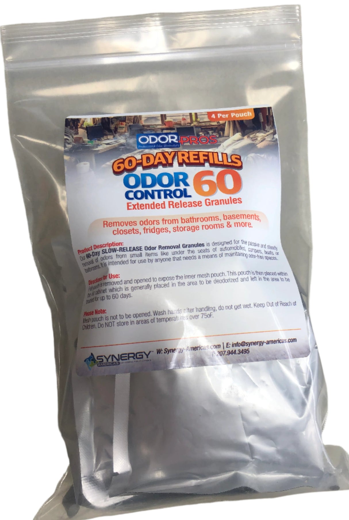 Odor Pros: 60-Day Refills, extended release granules