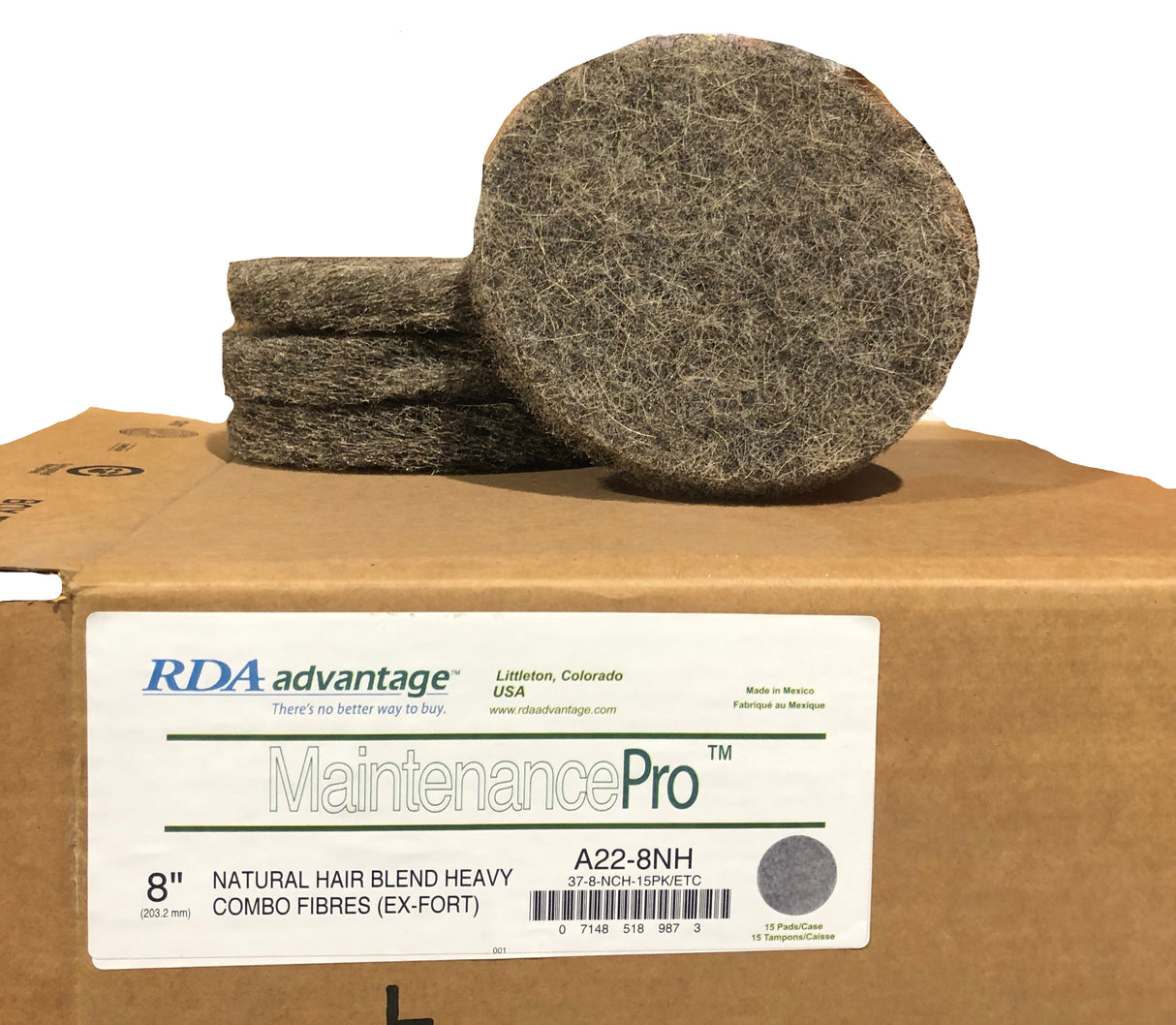 8" Gorilla Carpet Maintenance Pad 15/box