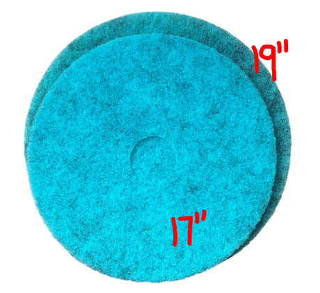 FiberPro PLUS 17" Aqua Carpet Maintenance Pads 5/box