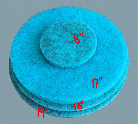 FiberPro 18" Aqua Carpet Maintenance Pads 5/box