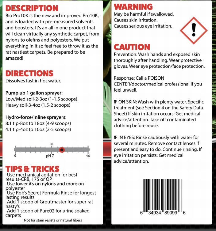 Biopro 10K Enzyme Citrus Prespray - 8lb Jar