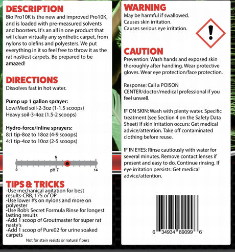 Biopro 10K Enzyme Citrus Prespray - 8lb Jar