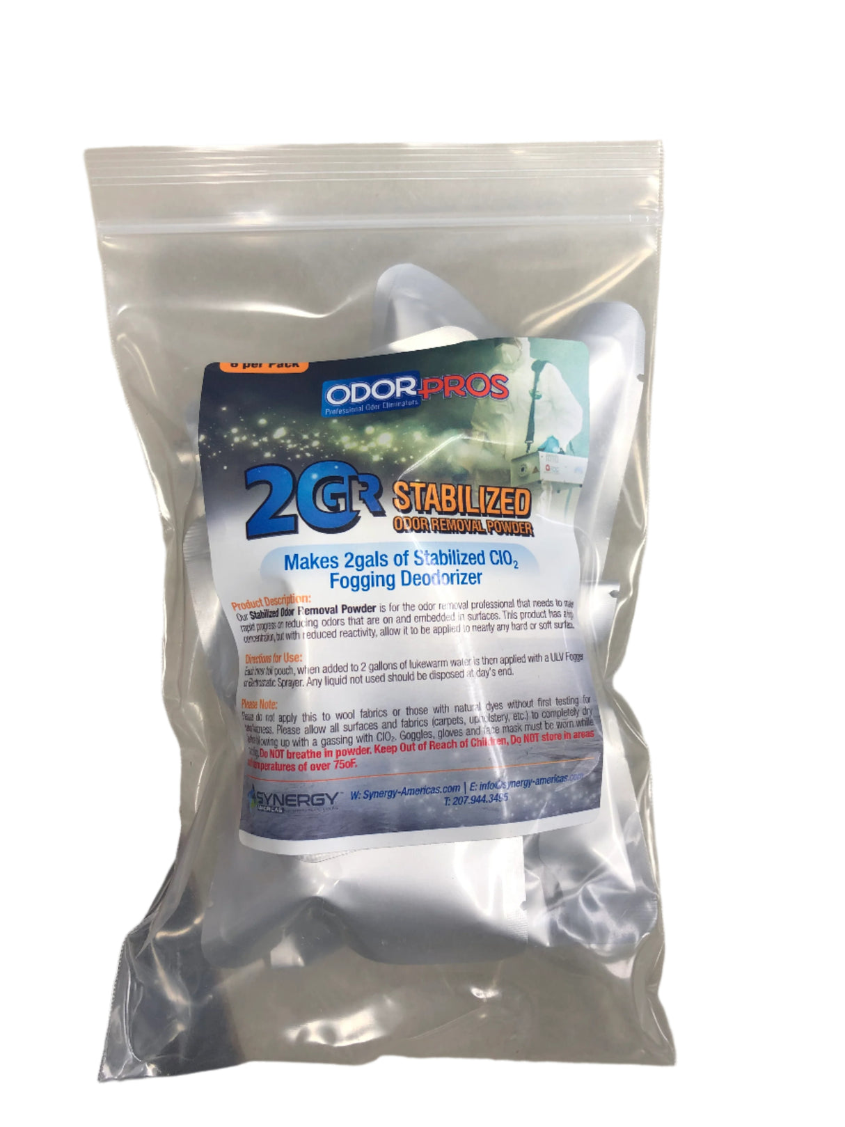 Odor Pros: 20g Stabilized odor removal powder