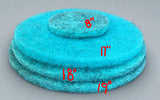 FiberPro PLUS 17" Aqua Carpet Maintenance Pads 5/box
